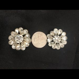 Vintage 1950s clip rhinestones